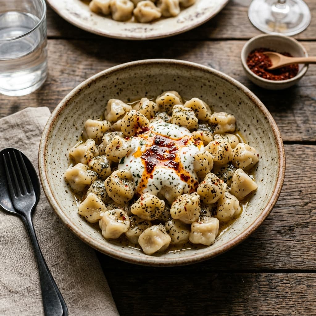 Patatesli Mantı